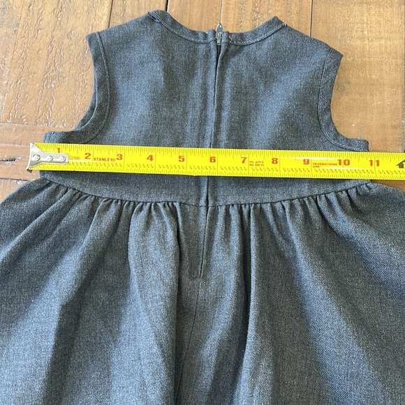 Florence Eiseman gray floral jumper dress - Picture 7 of 8